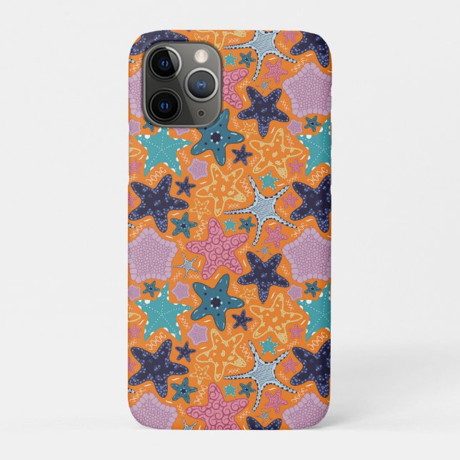 Colourful Star fishes Case-Mate iPhone Case (Back)