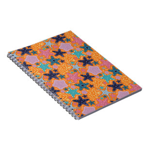 Colourful Star fishes Notebook
