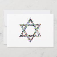 Colourful Star of David