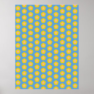 Colourful star pattern vintage backgroundabstract, poster