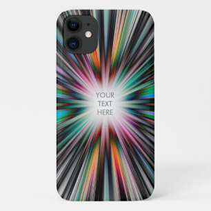 Colourful starburst explosion iPhone 11 case