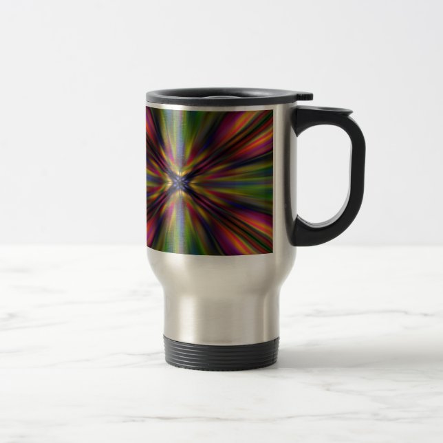 Colourful starburst travel mug (Right)