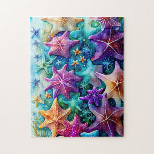 Colourful Starfish Jigsaw Puzzle