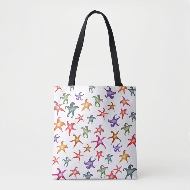 Colourful Starfishes, Sea stars  Art Tote Bag (Front)
