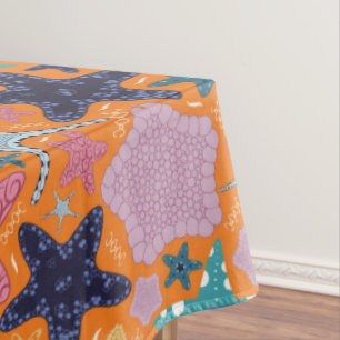 Colourful Starfishes Tablecloth