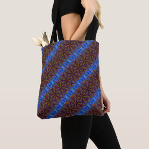 Colourful Stars Abstract Design   Tote Bag
