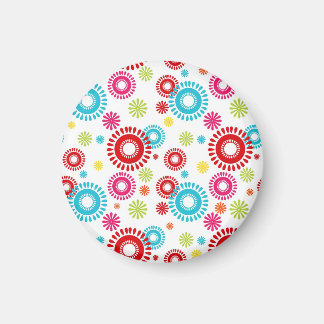 Colourful Stars Bold Bursts of Colour Magnet