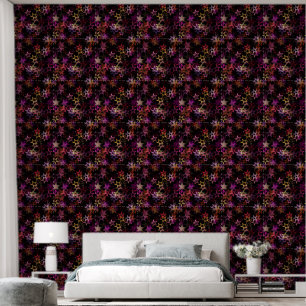 Colourful Stars Dance Whimsically Wallpaper