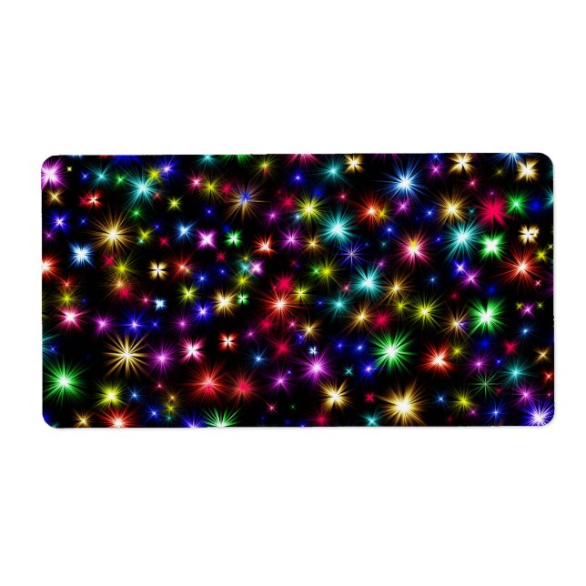 Colourful Stars Fireworks Design (Front)