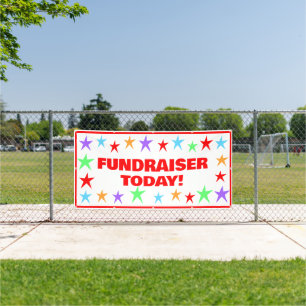 Colourful Stars Fundraiser Banner