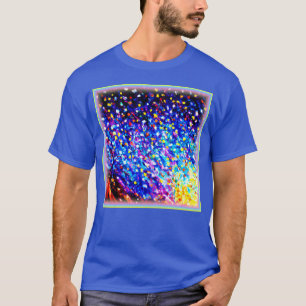 Colourful Stars In Blue Sky. Buy Now T-Shirt