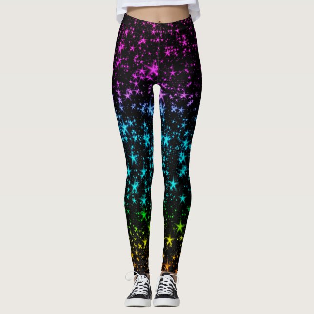Colourful Stars Leggings (Front)