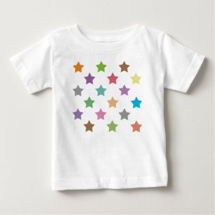 Colourful stars pattern baby T-Shirt