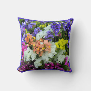 Colourful Statice Cushion