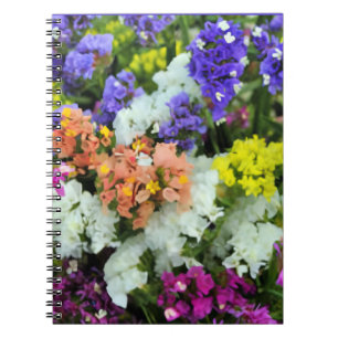 Colourful Statice Notebook