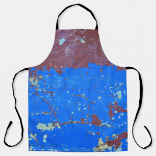 Colourful steel rust: abstract texture apron