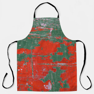 Colourful steel rust, textured background. apron