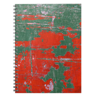 Colourful steel rust, textured background. notebook