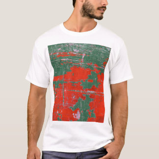 Colourful steel rust, textured background. T-Shirt