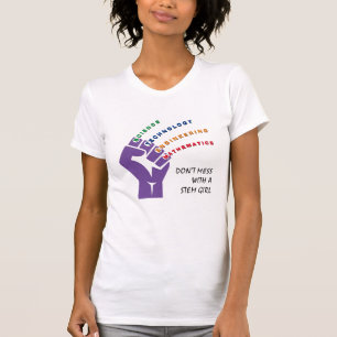 Colourful STEM GIRL T-Shirt