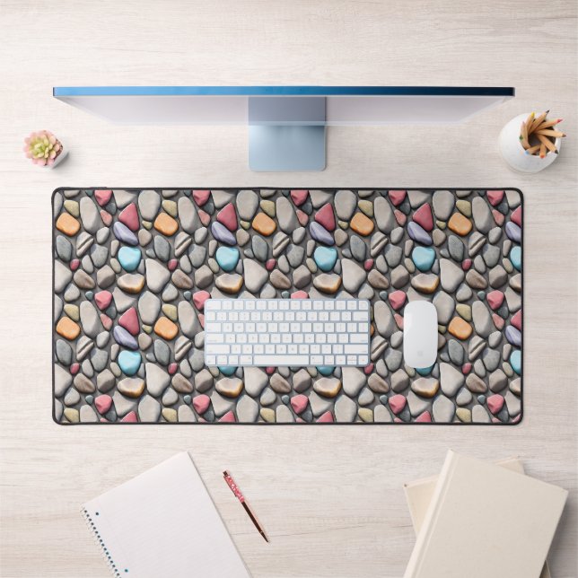 Colourful Stone Pattern  Desk Mat (Office 1)