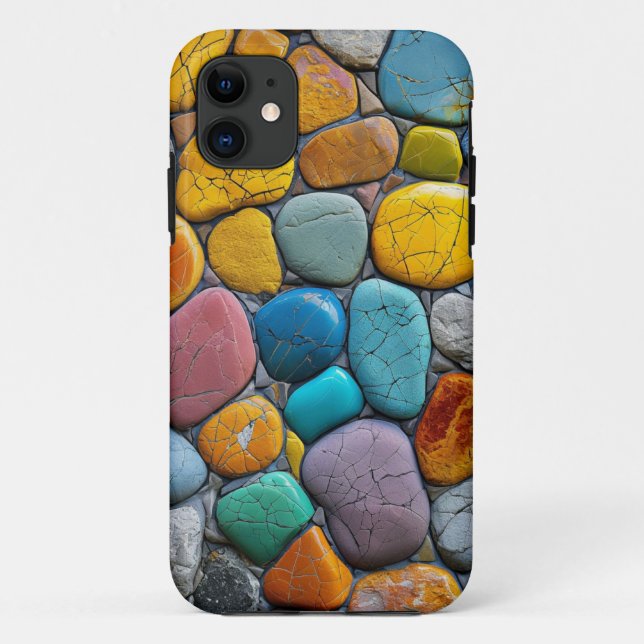 Colourful Stone Phone Case (Back)