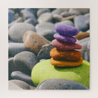 Colourful stones pebbles rocks photography jigsaw puzzle