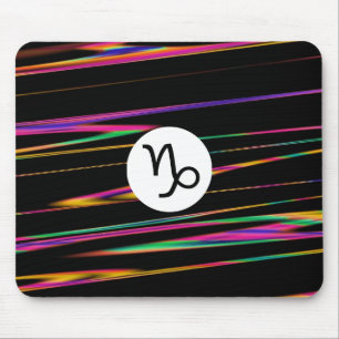 Colourful strands - Capricorn Mouse Mat