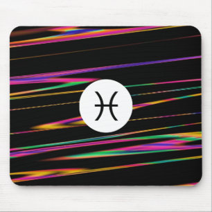 Colourful strands - Pisces Mouse Mat
