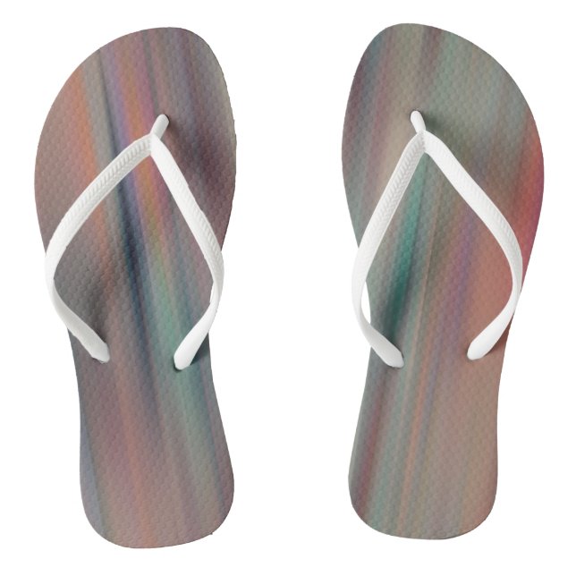 Colourful Streaks Flip Flops (Footbed)