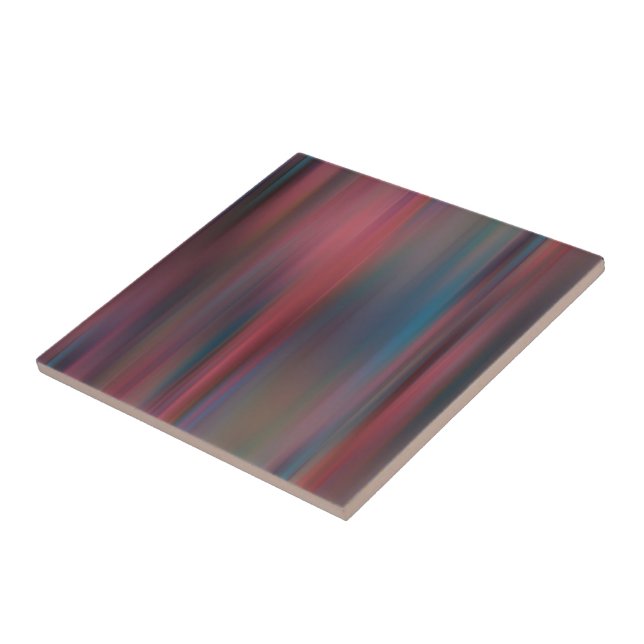 Colourful Streaks Tile (Side)
