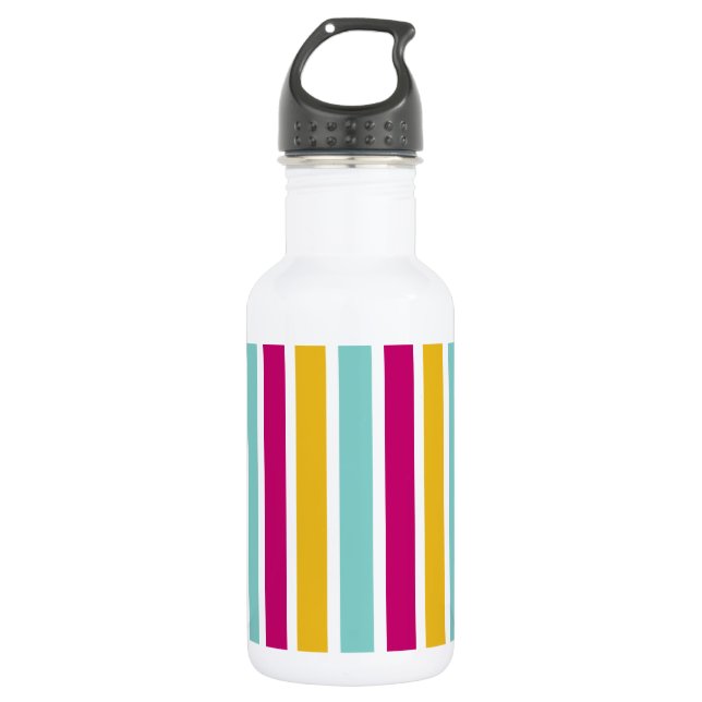 Colourful Stripe 532 Ml Water Bottle (Front)