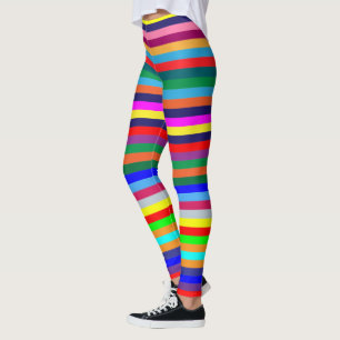 Colourful Stripe Leggings
