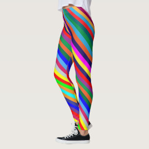Colourful Stripe Leggings
