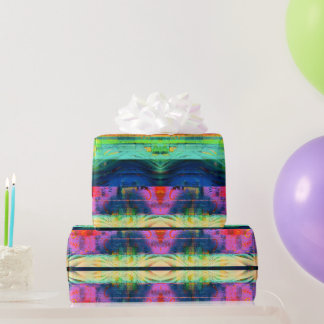 Colourful Stripe Pattern Wrapping Paper
