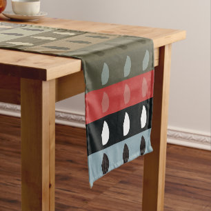 Colourful Stripe Tribal  Short Table Runner