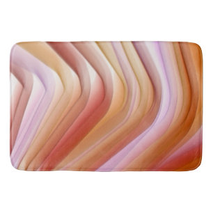 Colourful Striped Abstract Bath Mat