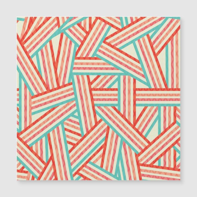 Colourful Striped Abstract Pattern (Front)