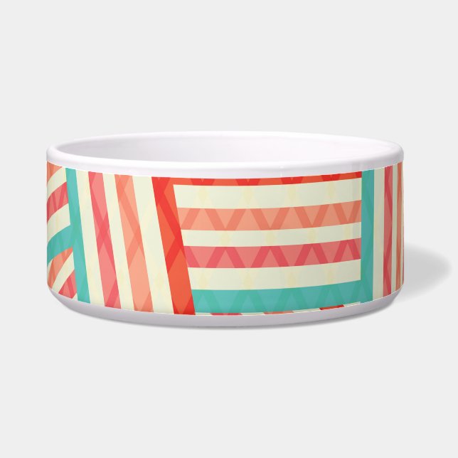 Colourful Striped Abstract Pattern (Front)