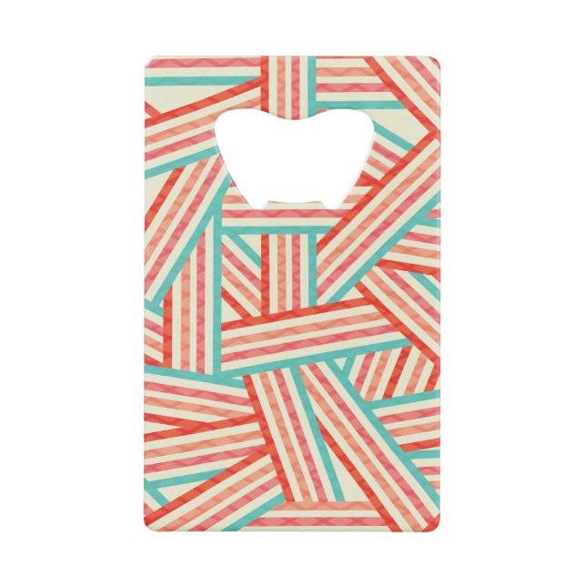 Colourful Striped Abstract Pattern (Front)