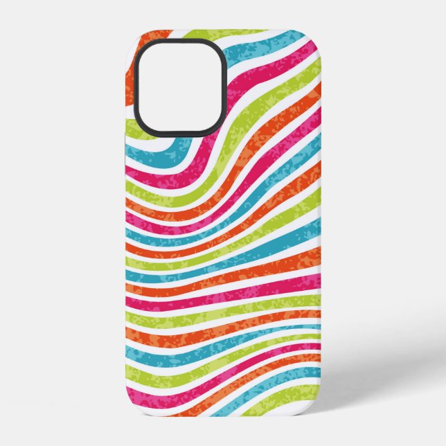Colourful striped background. Illustrationcandy,st iPhone Case (Back)