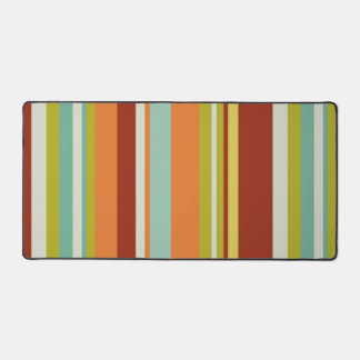 Colourful Striped Desk Mat