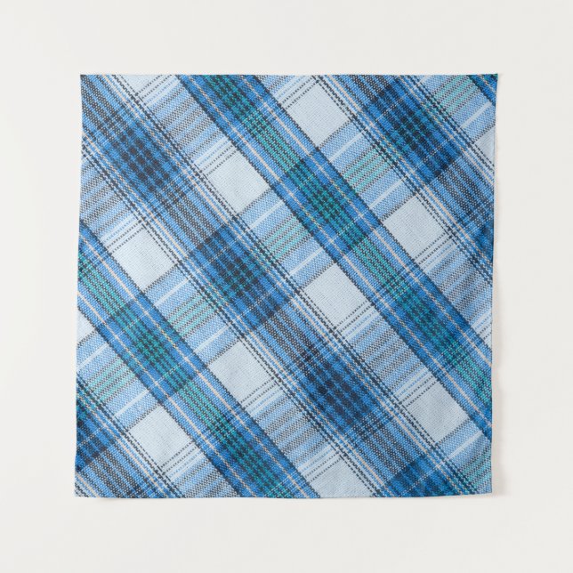 Colourful Striped loincloth fabric background Tapestry (Front)