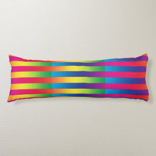 Colourful Striped Pattern Body Cushion