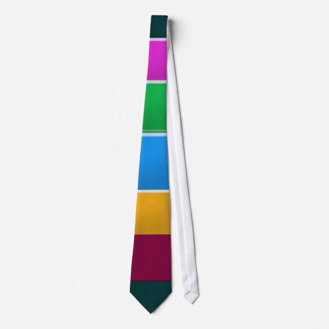 Colourful Striped Tie (Front)