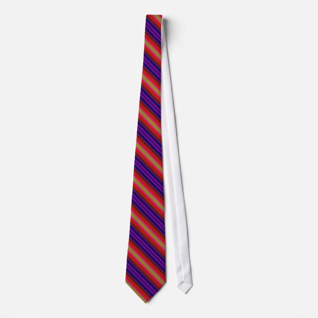 Colourful Striped Tie (Front)