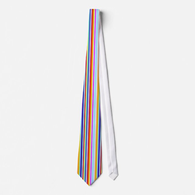 Colourful Striped Tie (Front)