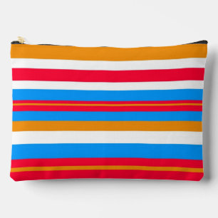 colourful stripes accessory pouch