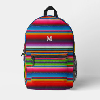 Colourful Stripes Backpack w/out your text