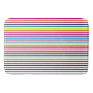 Colourful Stripes Bath Mat